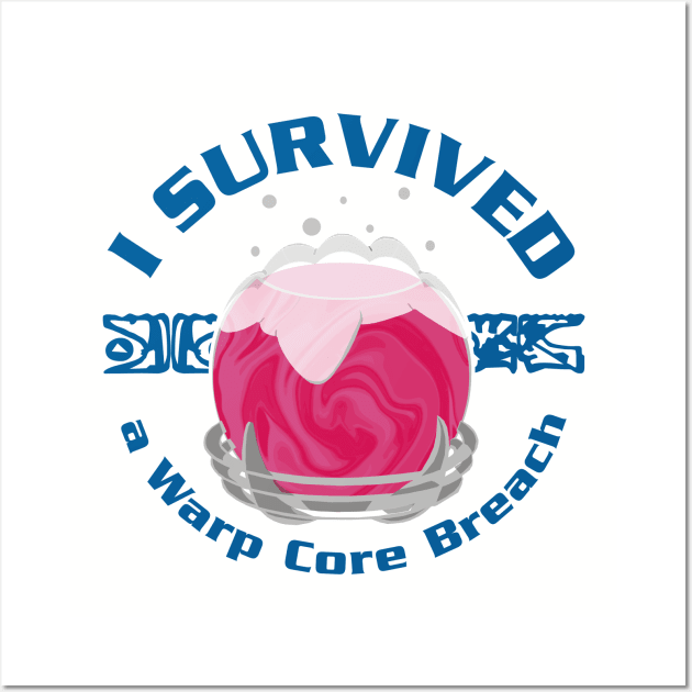 Warp Core Breach Wall Art by PopCultureShirts